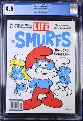 Life Magazine 2025 The Smurfs 'The Joy of Being Blue' Special Edition! CGC 9.8!