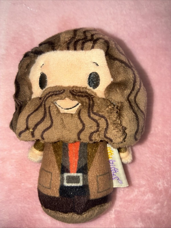 Hallmark Itty Bittys Harry Potter Rubeus Hagrid Plush Doll Toy 4" Desk Toys