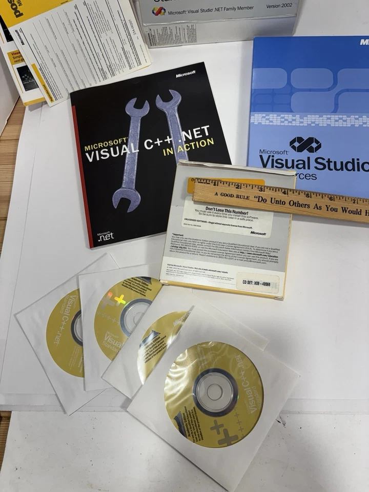 Microsoft Visual C++ .NET Standard 2002 W/ Key See Pictures - Image 3 of 4
