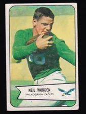 1954 Bowman #120 Neil Worden Philadelphia Eagles RC
