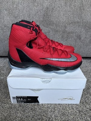 NIKE LEBRON 13 ELITE UNIVERSITY RED SIZE 12.5 MEN S