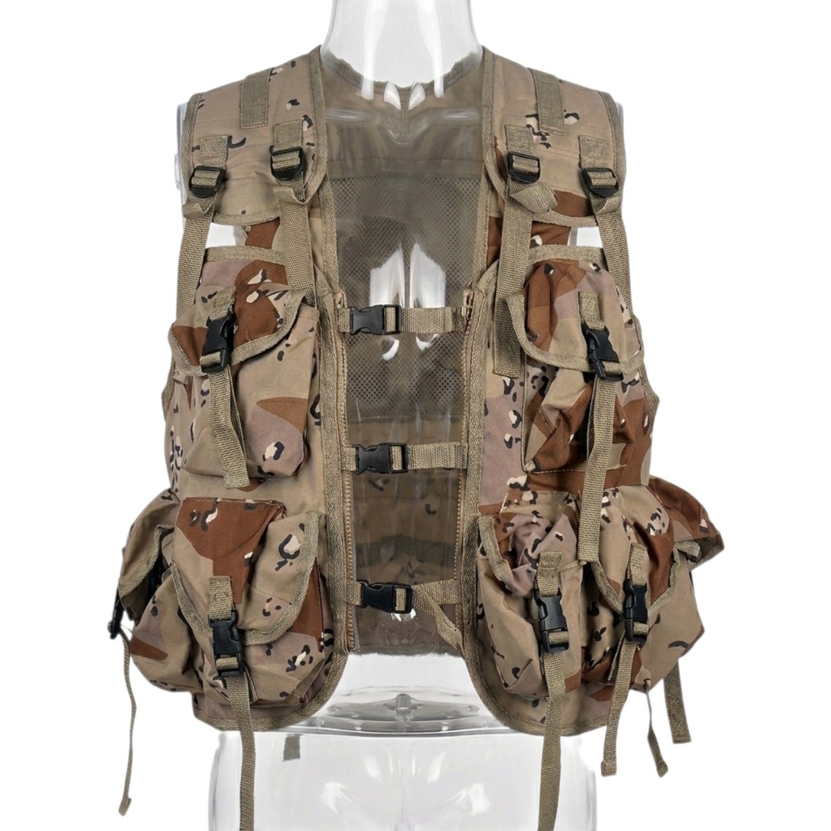 Tactical Vest Chocolate Chip Camo DBDU Combat Load Bearing Army