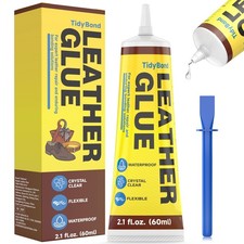 Leather Glue 60ml   Strong Flexible Adhesive for Repair   Clear