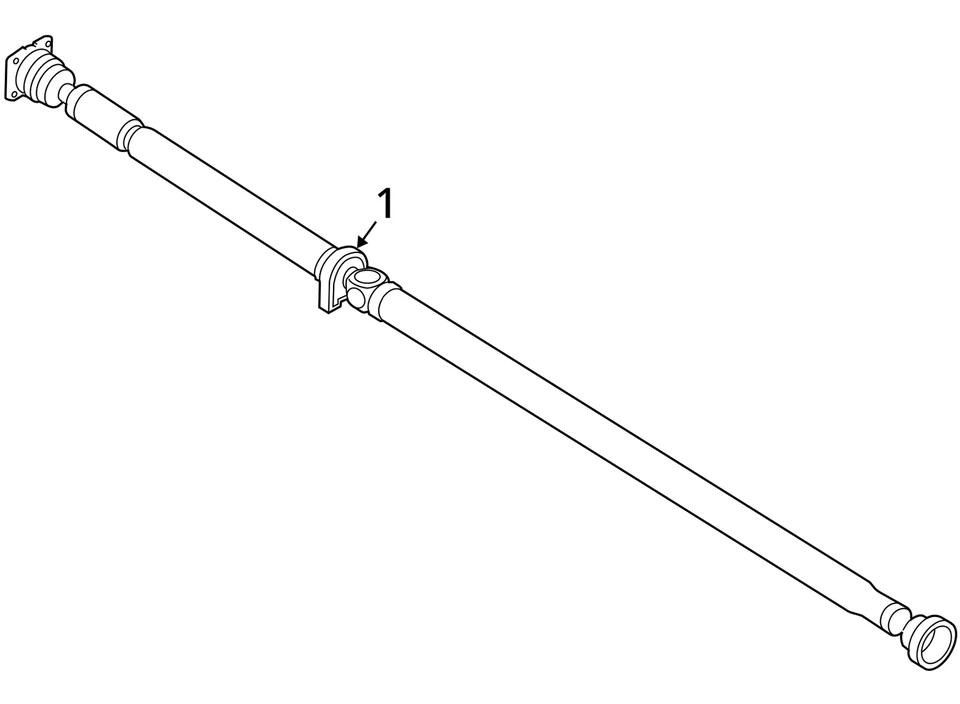 (LOCAL PICKUP ONLY) Rear Drive Shaft Assembly AWD Thru 09/28/14 Fits 09-15 TAURU - Imagem 4 de 4