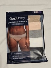 Gap Seamless Hipster Womens XXL Stretch 5 Pack Full Back Coverage Underwear