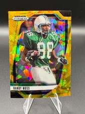 2025 Panini Prizm Draft Picks - Randy Moss #181 Gold Ice Prizm