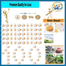 Resin Mini Cow Figurines 100 pcs Miniature Animal Garden Decor Craft DIY