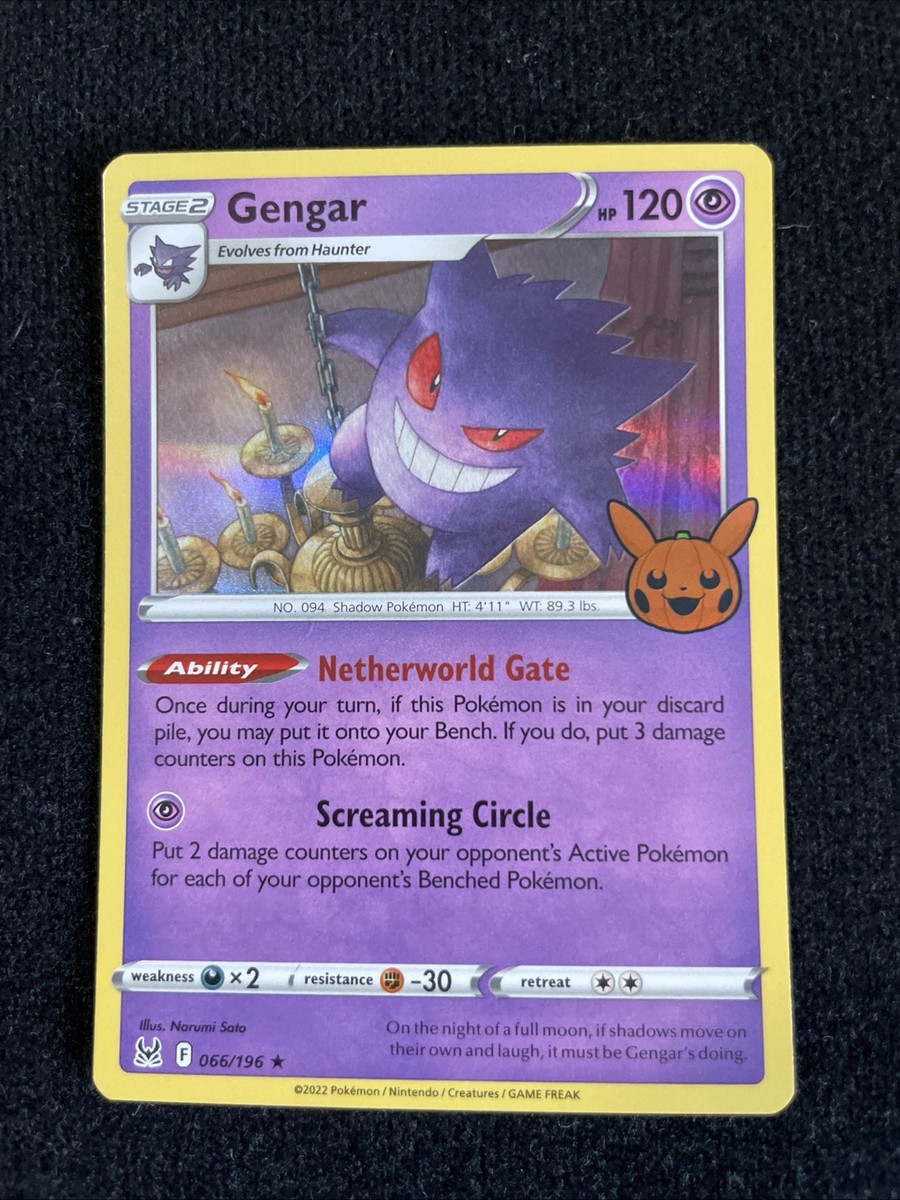 Gengar (2022 Copyright Date) 066/196 Trick or Trade 2023 Holo | eBay