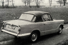 TRIUMPH HERALD CONVERTIBLE 1960 /61 The Motor and TheAutocar Road Tests + Ad