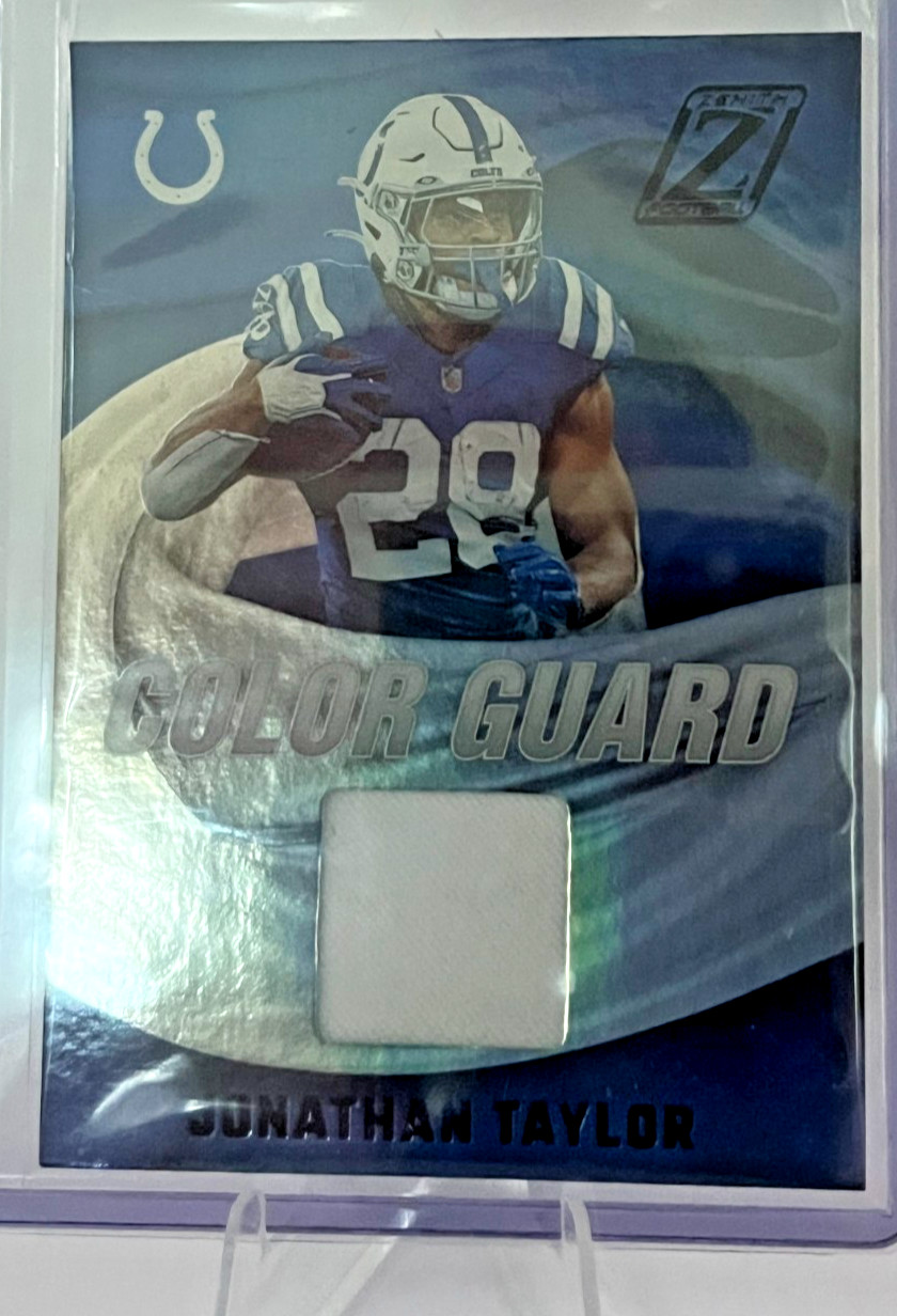 2022 Panini Zenith - Color Guard Jonathan Taylor #CG-9 (MEM)