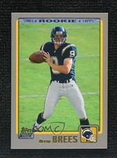 2001 Topps Drew Brees #328 00jz