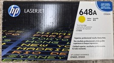 HP LaserJet 648A CE262A Yellow Toner Cartridge Genuine Sealed Box
