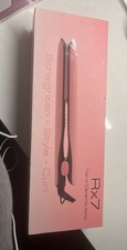 Rx7 Nano Ceramic Ionic Styling Iron Used to Straighten Style and Curl Hair. New