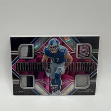 2022 Panini Spectra Building Blocks Neon Pink Aidan Hutchinson #AHU /15