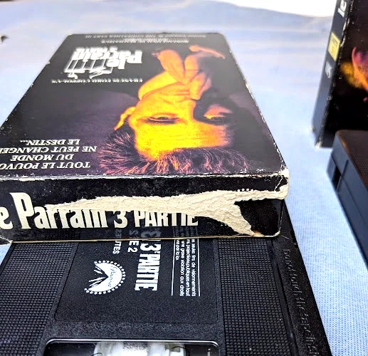El Padrino Parte III (1991) - VHS francés “Le Parrain 3e Partie” - 2 casetes Foto 4 de 4