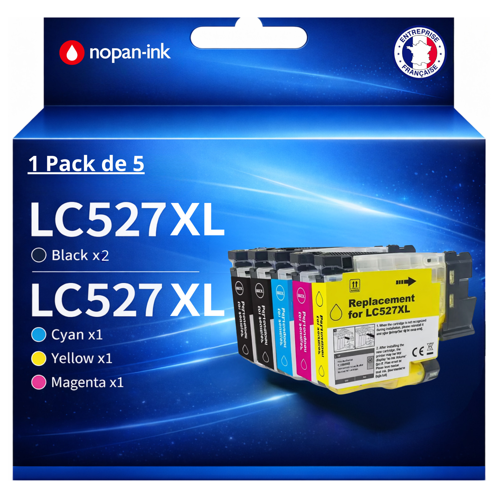 Cartouches d'encre Brother LC527XL pack de 4 pour le télétravail au quotidien