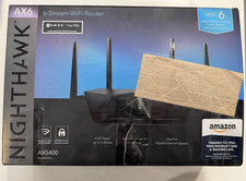 NETGEAR Nighthawk AX6 RAX45 Dual-Band Wi-Fi 6 Stream Wi-Fi Router AX5400