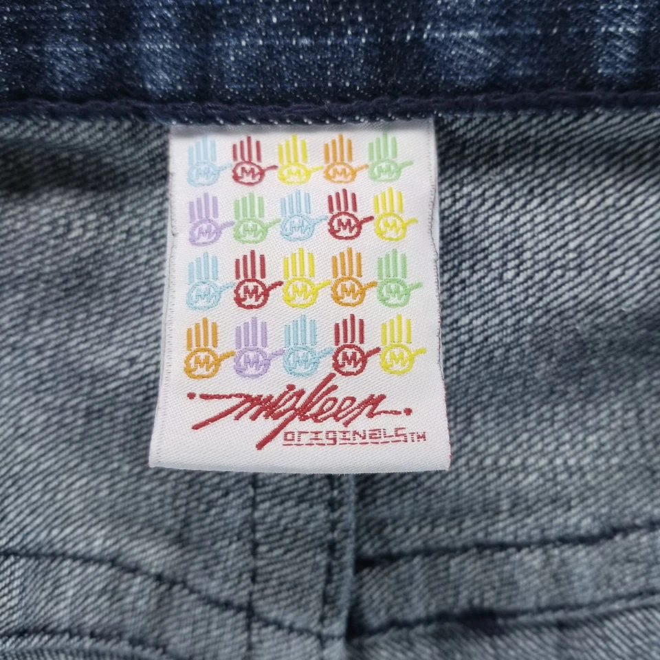 VTG Miskeen Jeans Mens 40x32 Blue Relaxed Bootcut Dark Wash Hip Hop Y2K - Image 4 of 4