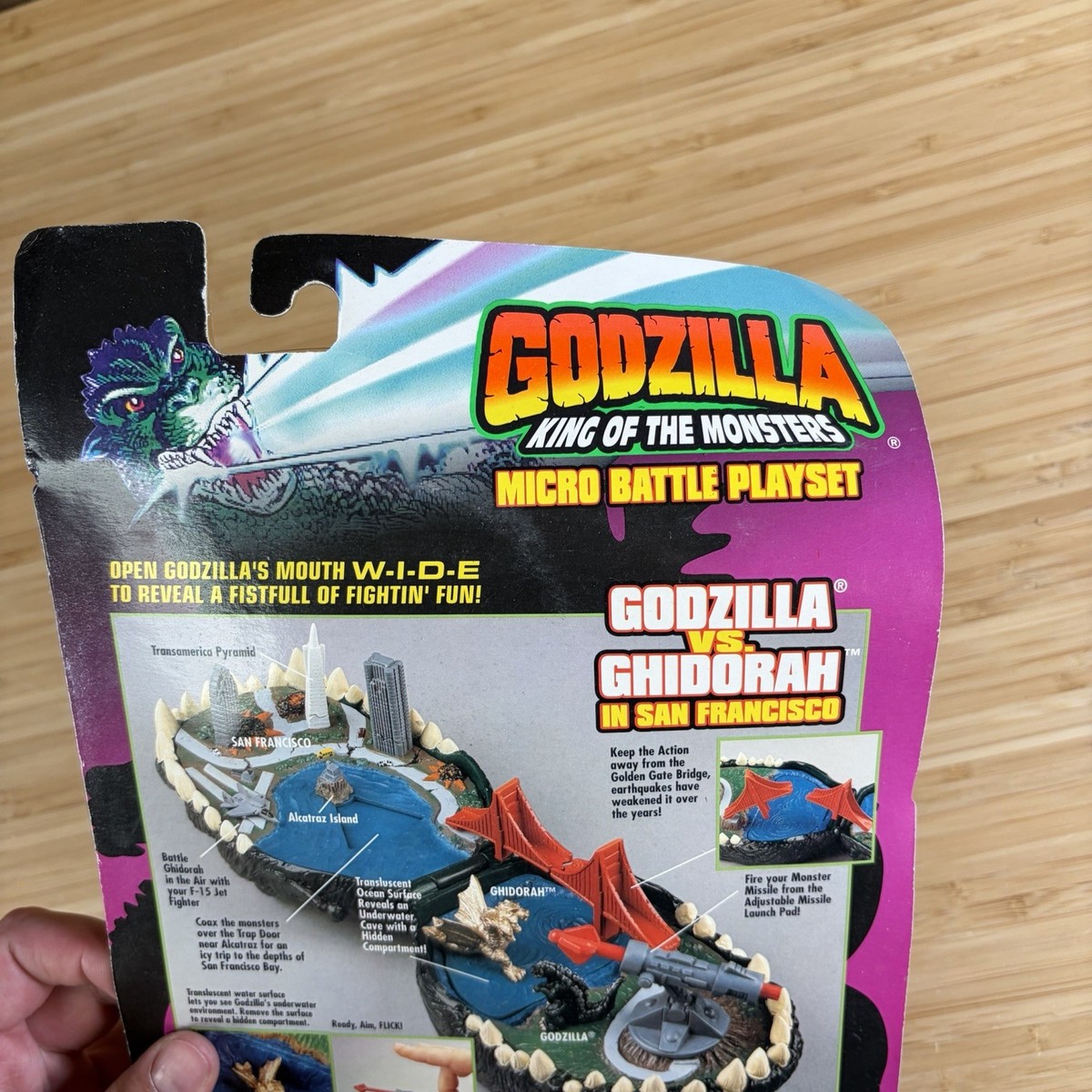 Godzilla vs Ghidorah Battle San Francisco Micro Playset 1994