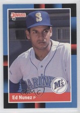 1988 Donruss Edwin Nunez (Solid Blue Upper Left Corner) #445 3a3