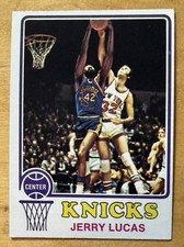 1973-74 Topps Basketball Jerry Lucas #125 New York Knicks EX