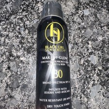 Black Girl Make It Glow 3 oz Sunscreen Spray SPF 30, Fragrance Free Exp 1/27