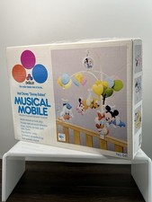 Vintage 1984 Dolly Disney Babies Musical Mobile Singing Music 661 Works Crib