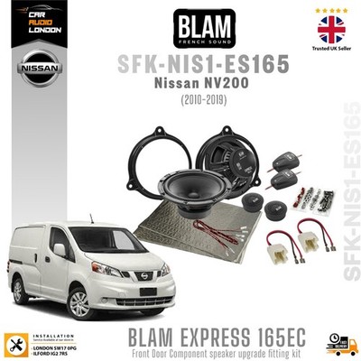 Nissan NV200 (2010-2019) BLAM 165ES 6.5'' Front Door Component Speaker Upgrade