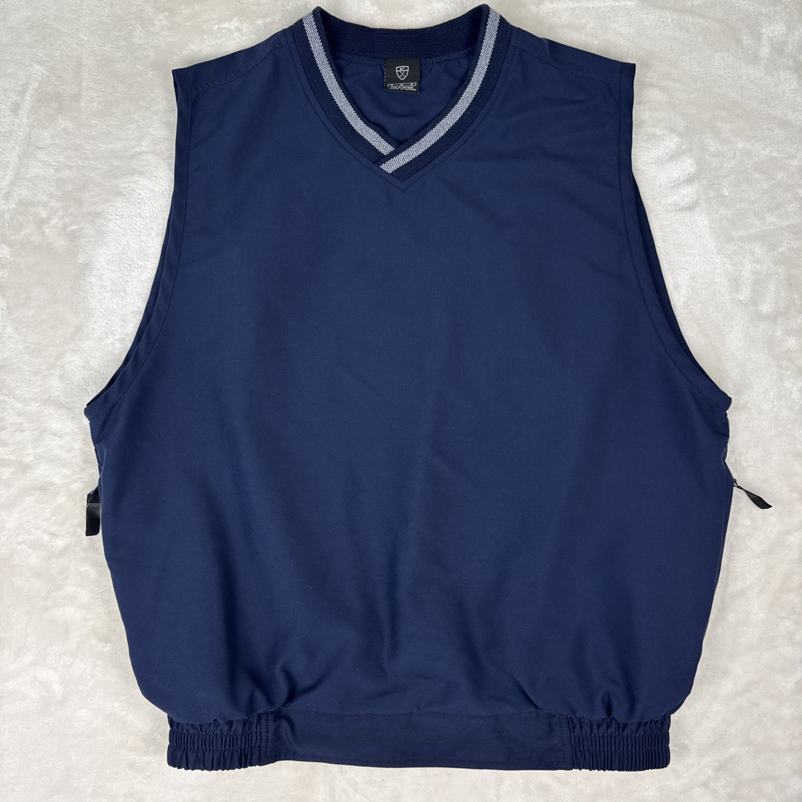 Vintage Nike Golf Vest Men’s Medium Blue Windbreaker Y2K