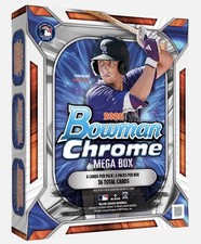 2026 MLB Bowman Chrome - Mega Box Pack - 1 Pack 6 Cards PRESALE - Ships 9/23/26