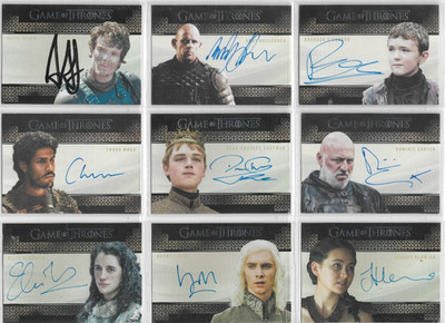Game Of Thrones - Valyrian Steel Style Autogrammkarte Auswahl NM Rittenhouse