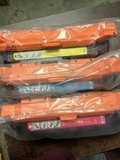 Lot of 3 -GENUINE HP 653A CF321A CF322A CF323A LASERJET TONER no box sealed bags