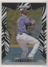 2019 Panini Prizm Tier II Zebra Prizm 35/99 Kyle Freeland #165 rg2
