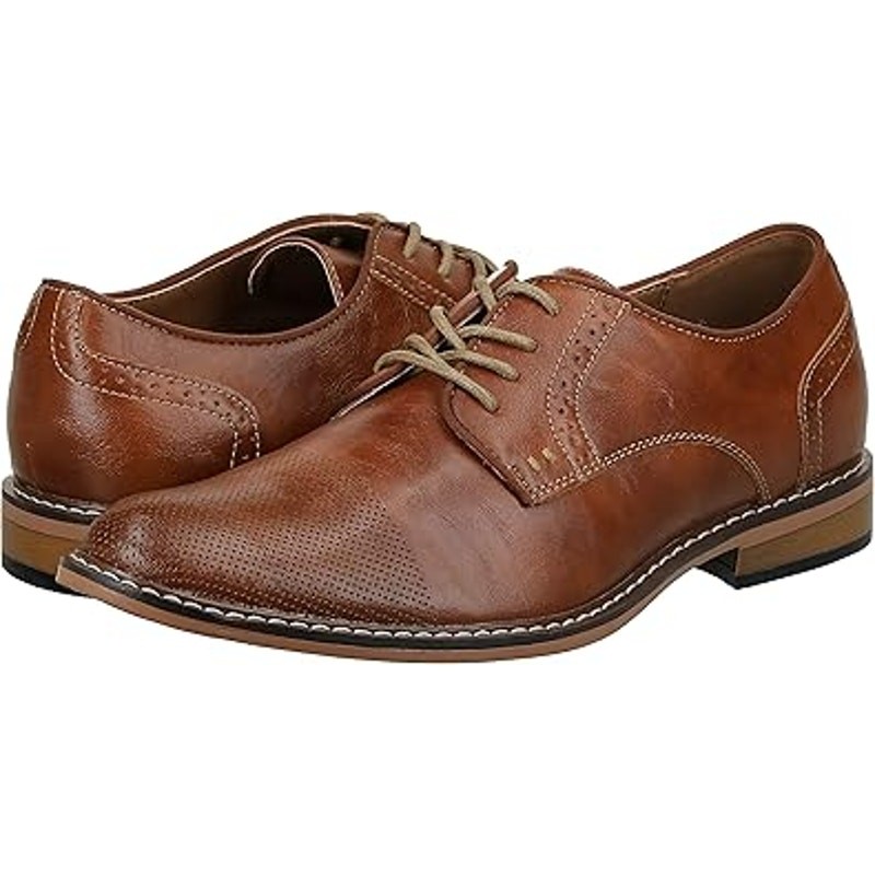 SAOLA Steve Madden M Bobby Oxford scarpe eleganti uomo 11 pelle marrone stringate punta tonda