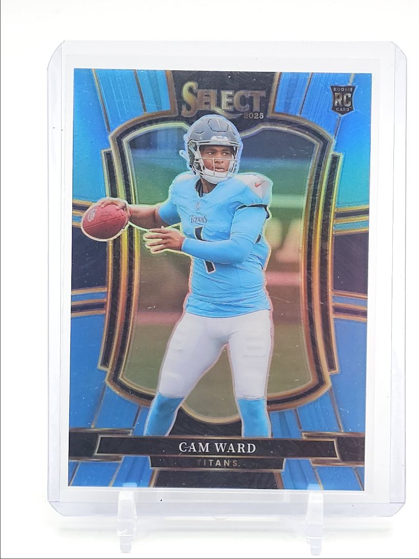 CAM WARD 2025 SELECT PREMIER LEVEL ROOKIE LIGHT BLUE PRIZM RC /99 Q6608