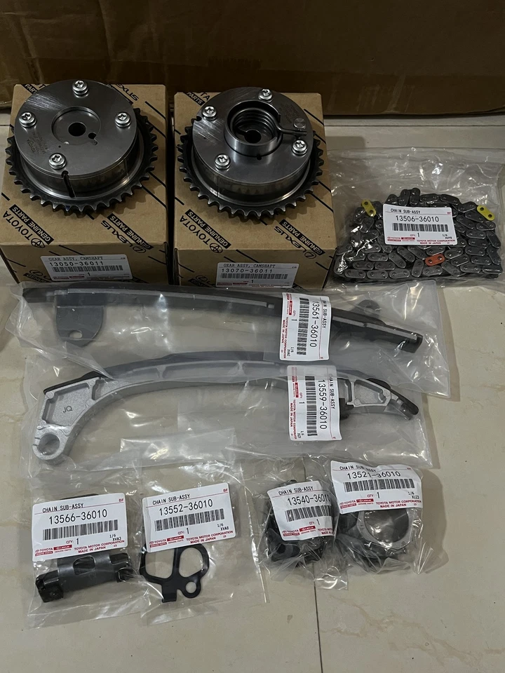 Toyota Camry Rav4 Venza 2ARFE 1ARFE OEM Genuine Camshaft Timing Chain KIT Foto 2 de 4