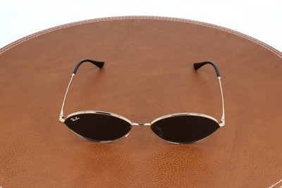 Ray-ban Rb3757 9213/87 Gold Oval Sunglasses 59-15-145