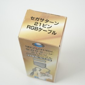 SEGA SATURN Official 21 pin RGB Cable HSS-0109 SS w/ Box Made in JAPAN