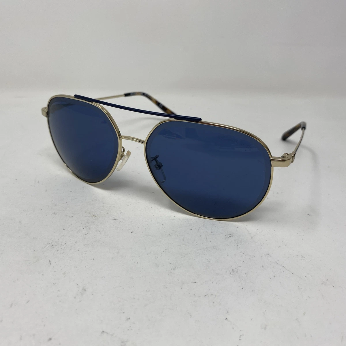 NEW Michael Kors Chelsea Sunglasses Womens Size 59mm Aviator Chic Light Sky Blue Michael Kors Blue Aviator Sunglasses for Women for sale | eBay main image 4