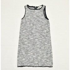 Loft Women Shift Dress Sleeveless Crew Neck Polyester Multicolor Size XXSP