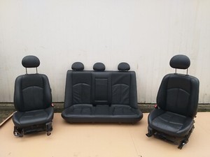 Mercedes W211 Limo Innenausstattung Lederausstattung Schwarz Vorne Sitzheizung