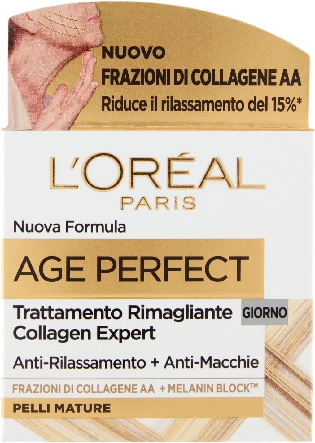 3PZ L'OREAL AGE PERFECT TRATTAMENTO RIMAGLIANTE GIORNO COLLAGEN EXPERT VISO 50ML - 2