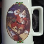 Coca-Cola Collector Edition Christmas Mug~1996 Season's Greetings Tankard~Santa — photo 3