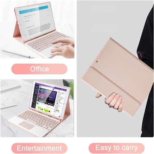 Teclado de 11" con estuche táctil mouse para Samsung Galaxy Tab A9 Plus S9 FE S8 S7 - Imagen 11 de 57