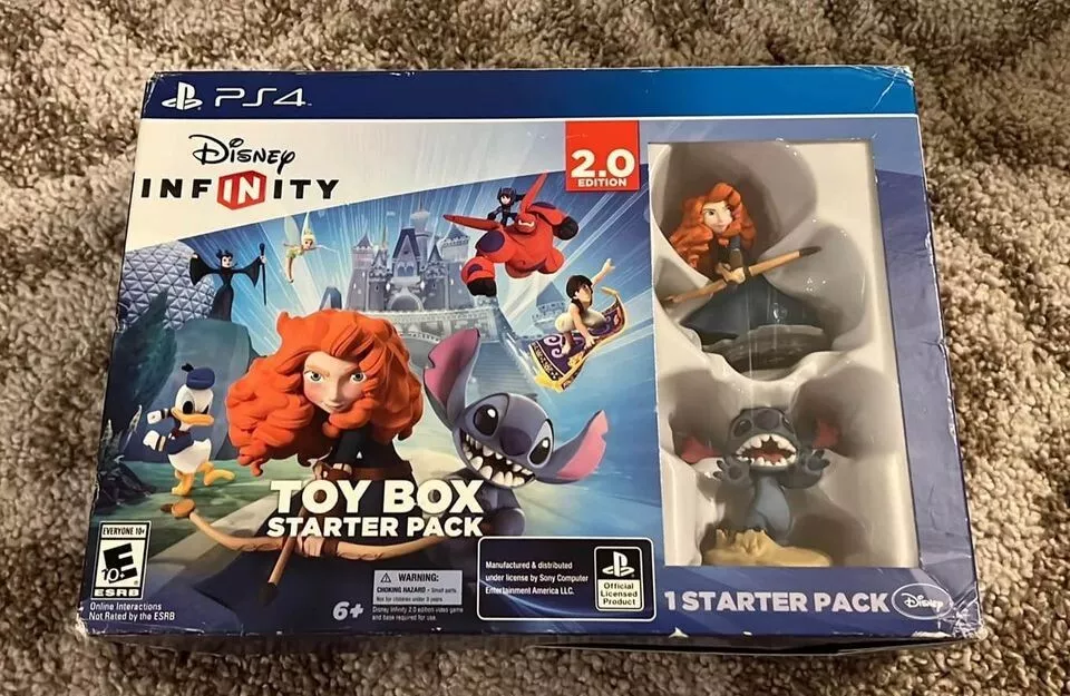 PS4 Disney Infinity 2.0 Edition Toy Box Starter Pack &amp; Playstation |