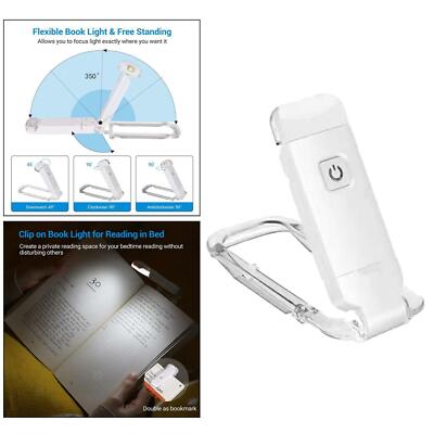LED Licht USB Wiederaufladbar Augenschutz 90° für Kinder Lesen im Bett