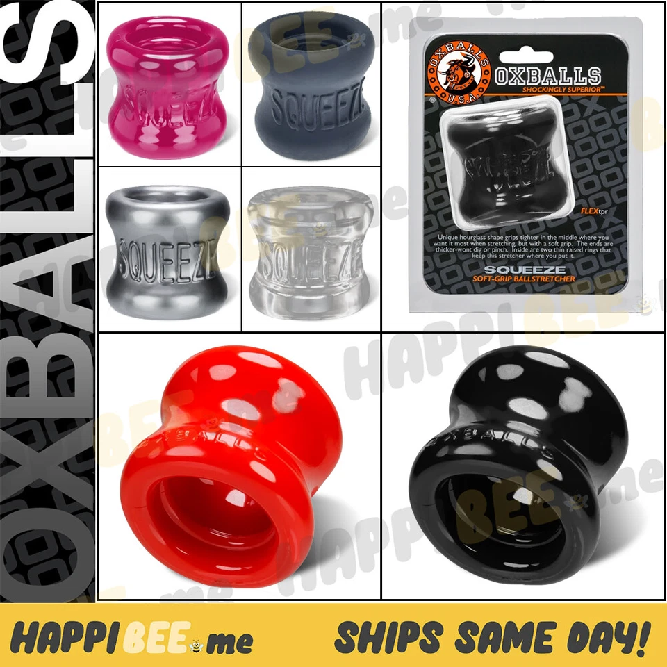 Oxballs SQUEEZE Ball Stretcher🍯Male Huj Male BallStretcher Men Penis Ring Sling - Image 3 of 4