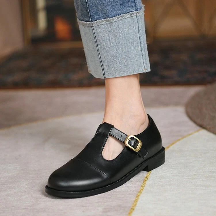 T strap mary store jane flats