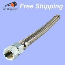 SS Flexible Metal Hose for High Pressure Steam Service (2" NPT x 24" L)