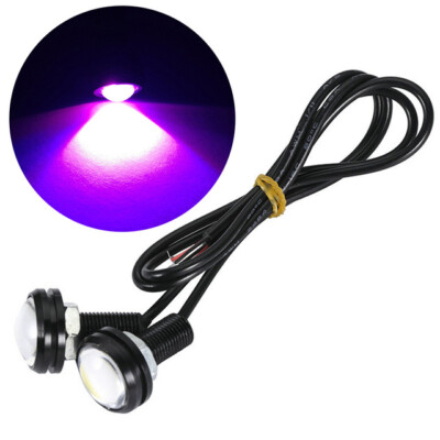 10X Pink Purple Eagle Eye LED Lights Car Motorcycle Truck Lighting Side Marker